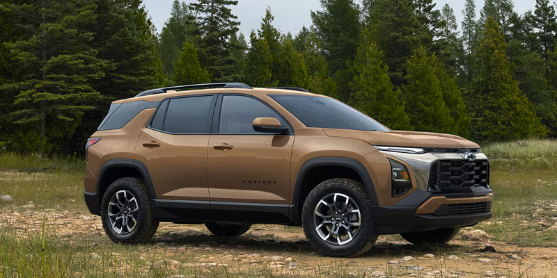 Brown Chevrolet Equinox side view