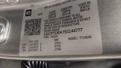 2025 Chevrolet Colorado Z71