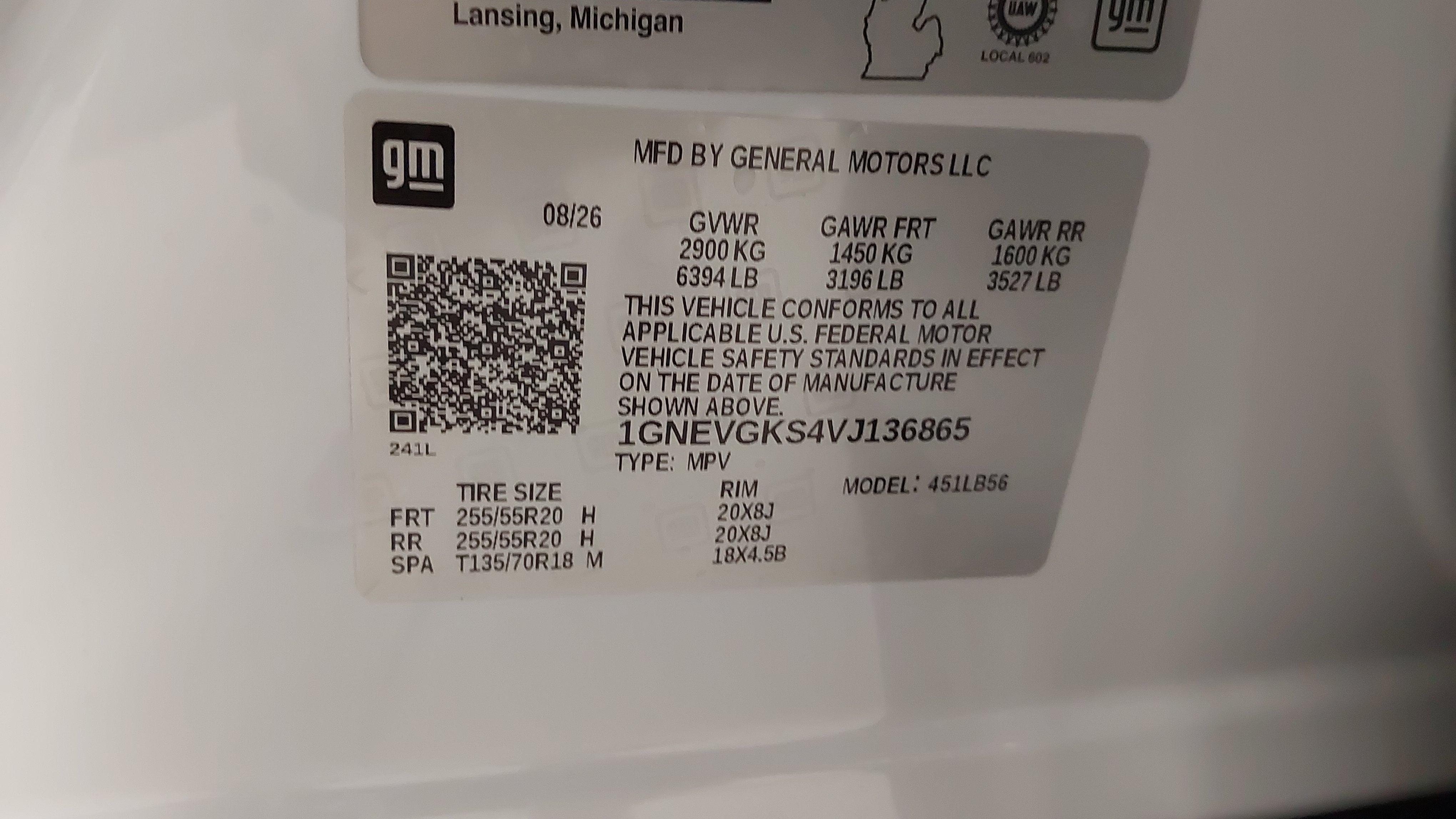2027 Chevrolet Traverse LT