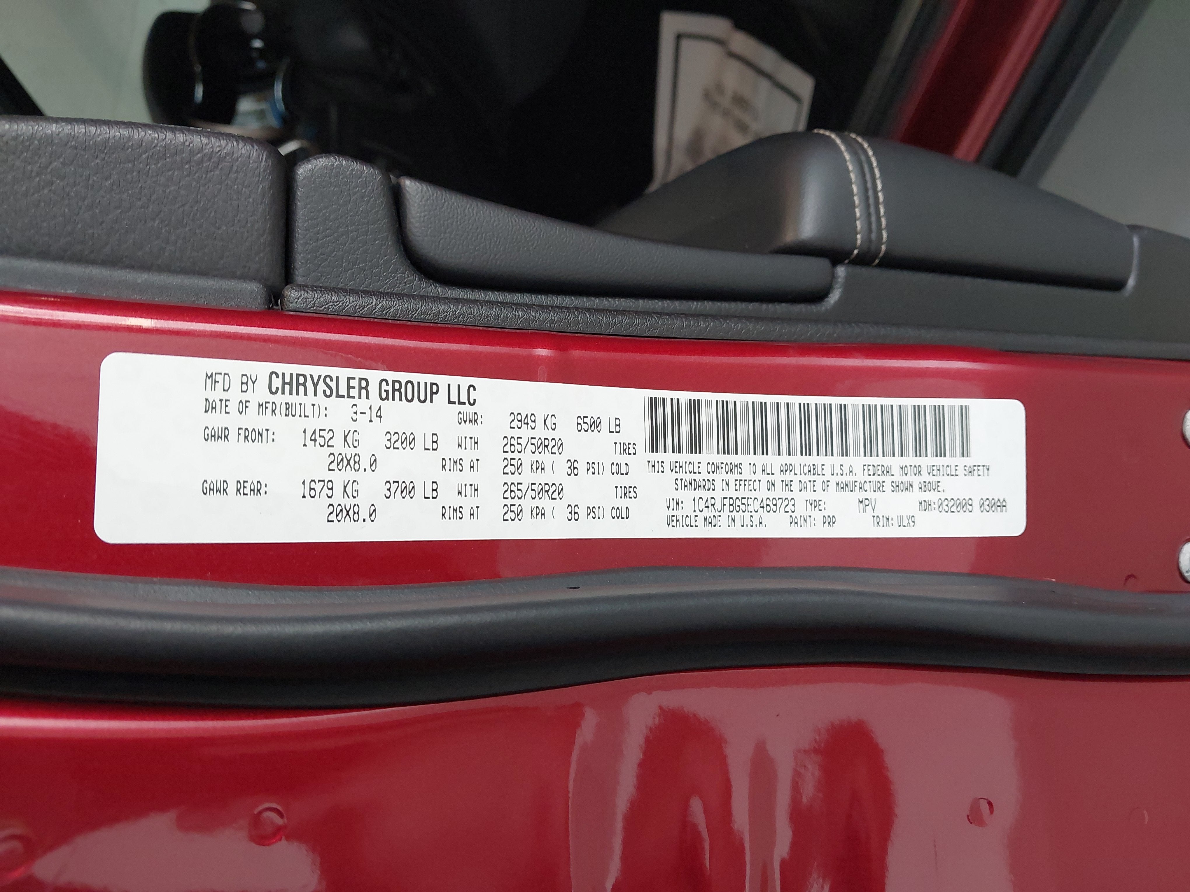 2014 Jeep Grand Cherokee Limited