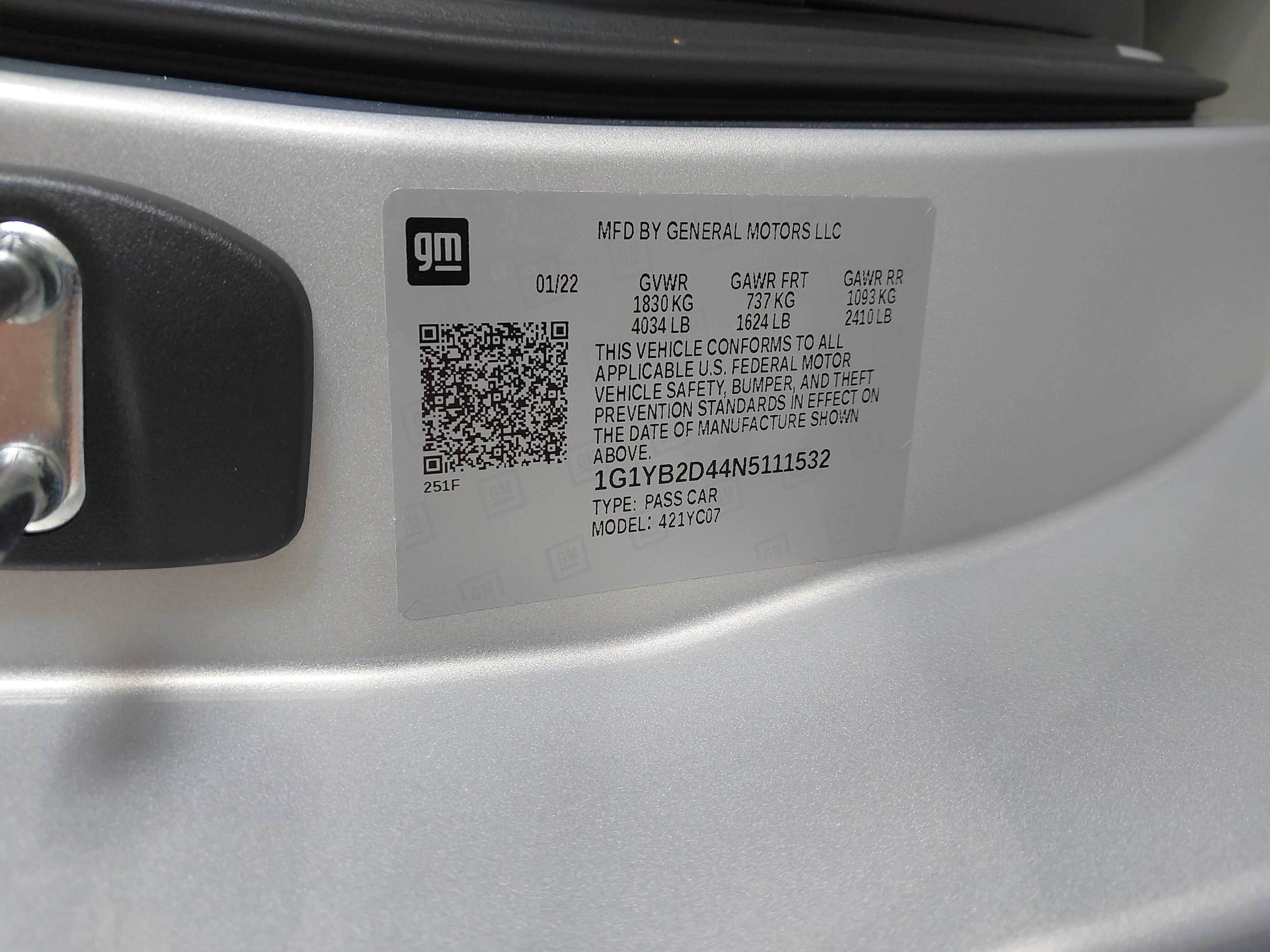 2022 Chevrolet Corvette Stingray 2LT