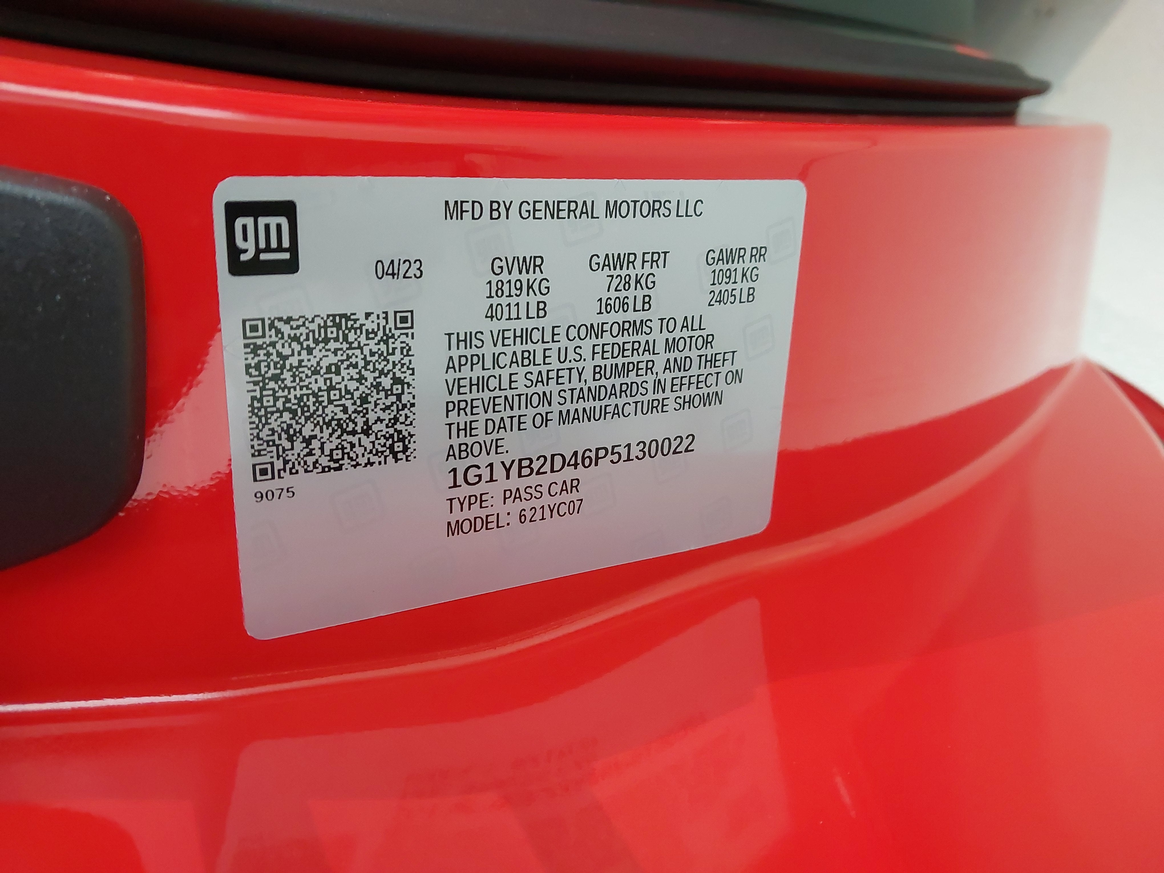 2023 Chevrolet Corvette Stingray 2LT