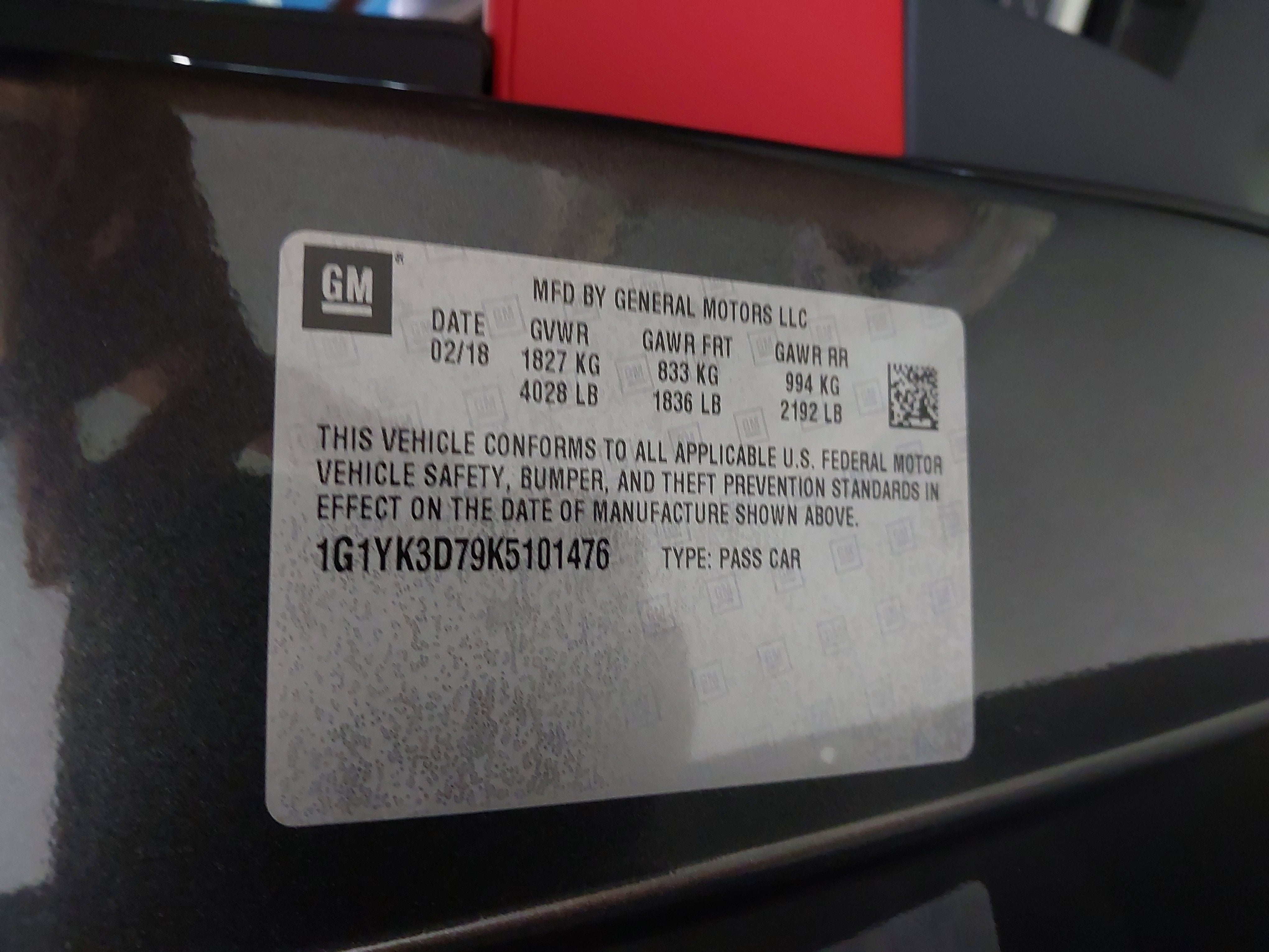 2019 Chevrolet Corvette Stingray Z51 2LT