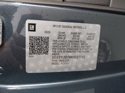 2019 Chevrolet Corvette Grand Sport Grand Sport 2LT