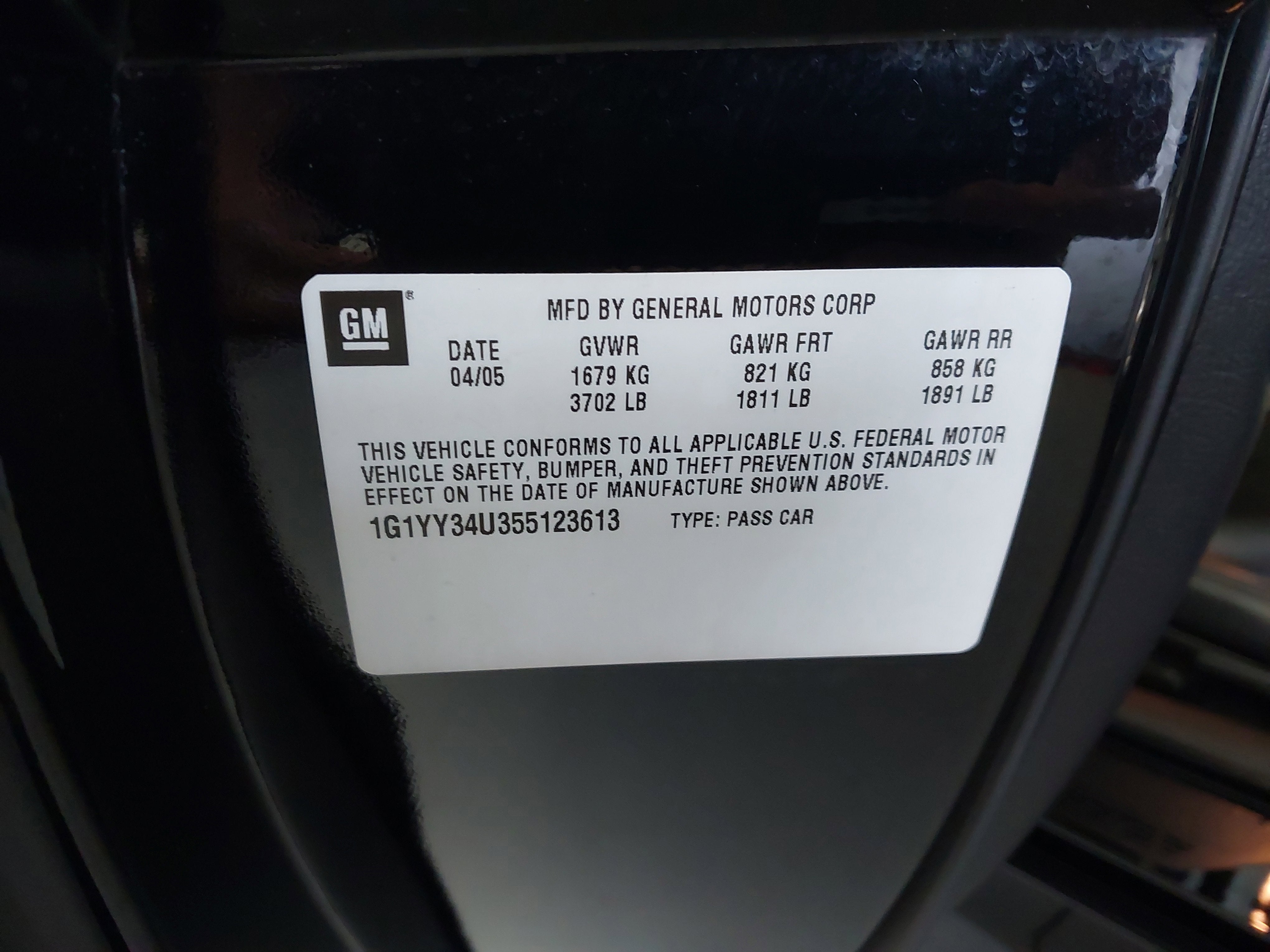 2005 Chevrolet Corvette Base