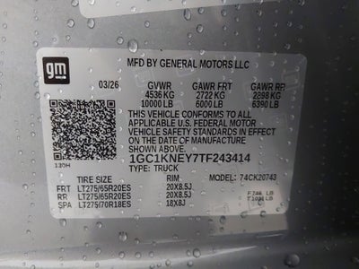 2026 Chevrolet Silverado 2500 HD LT