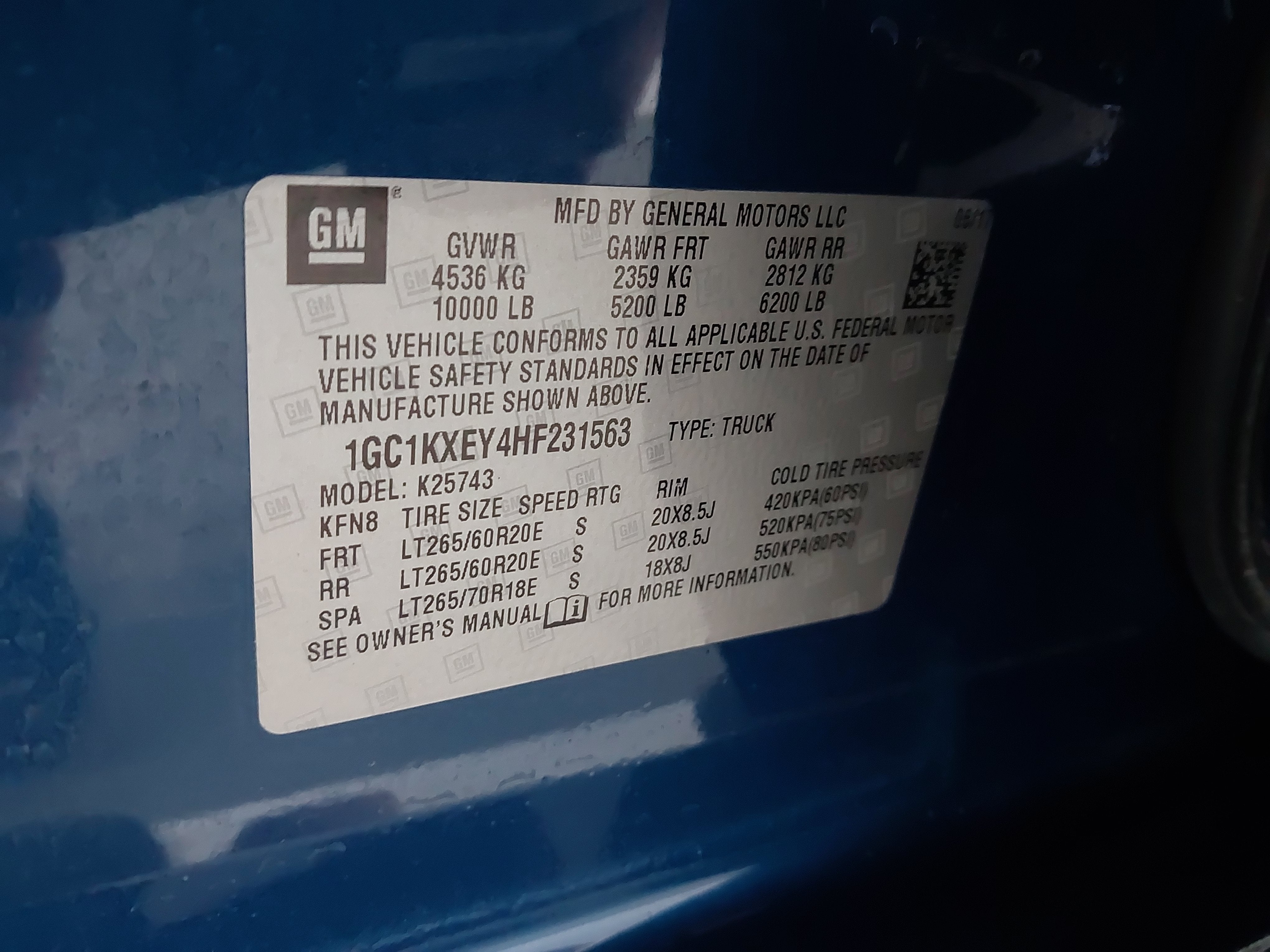 2017 Chevrolet Silverado 2500 HD High Country