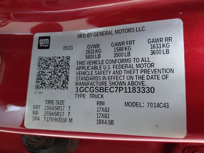 2023 Chevrolet Colorado WT