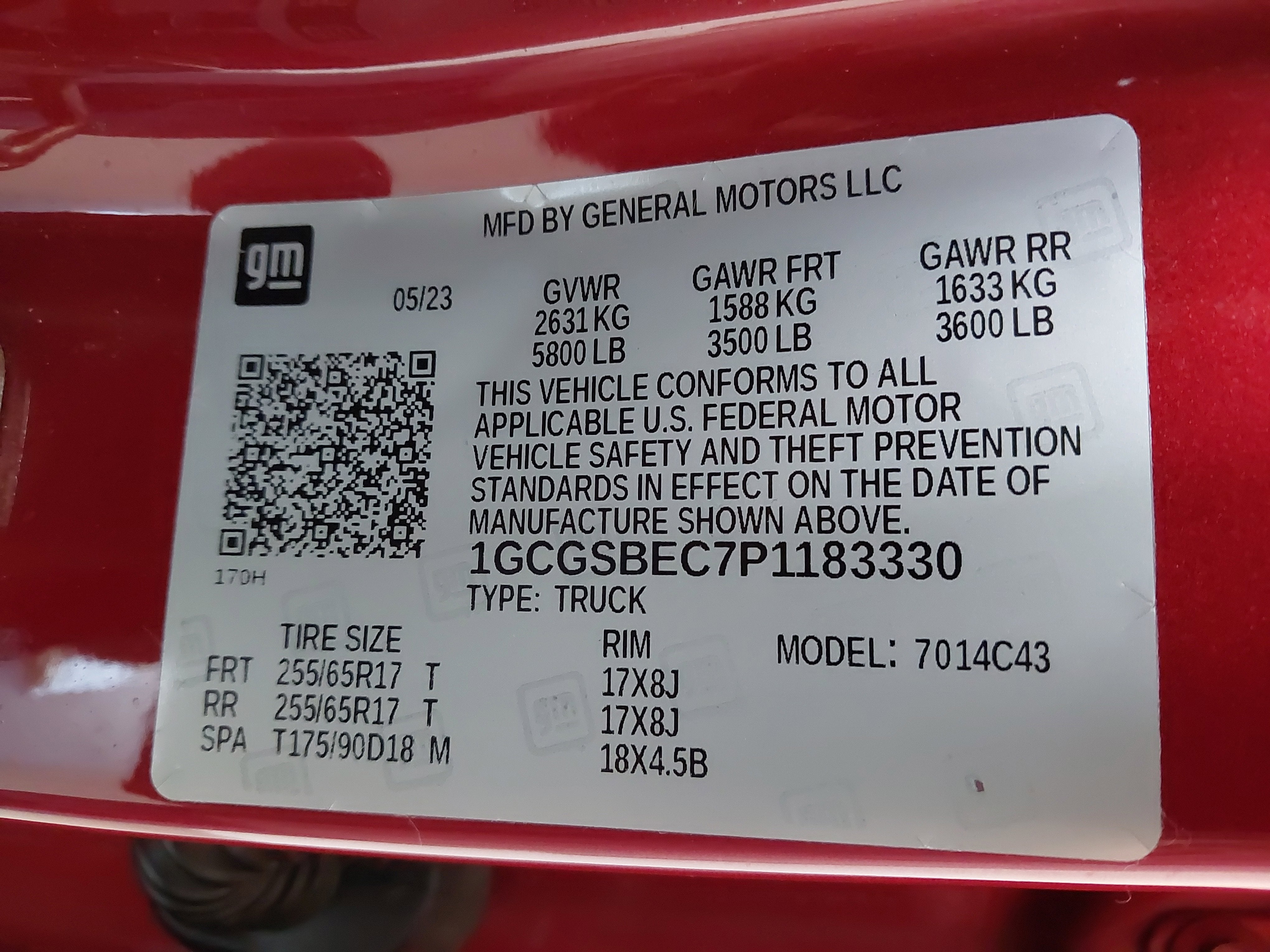 2023 Chevrolet Colorado WT