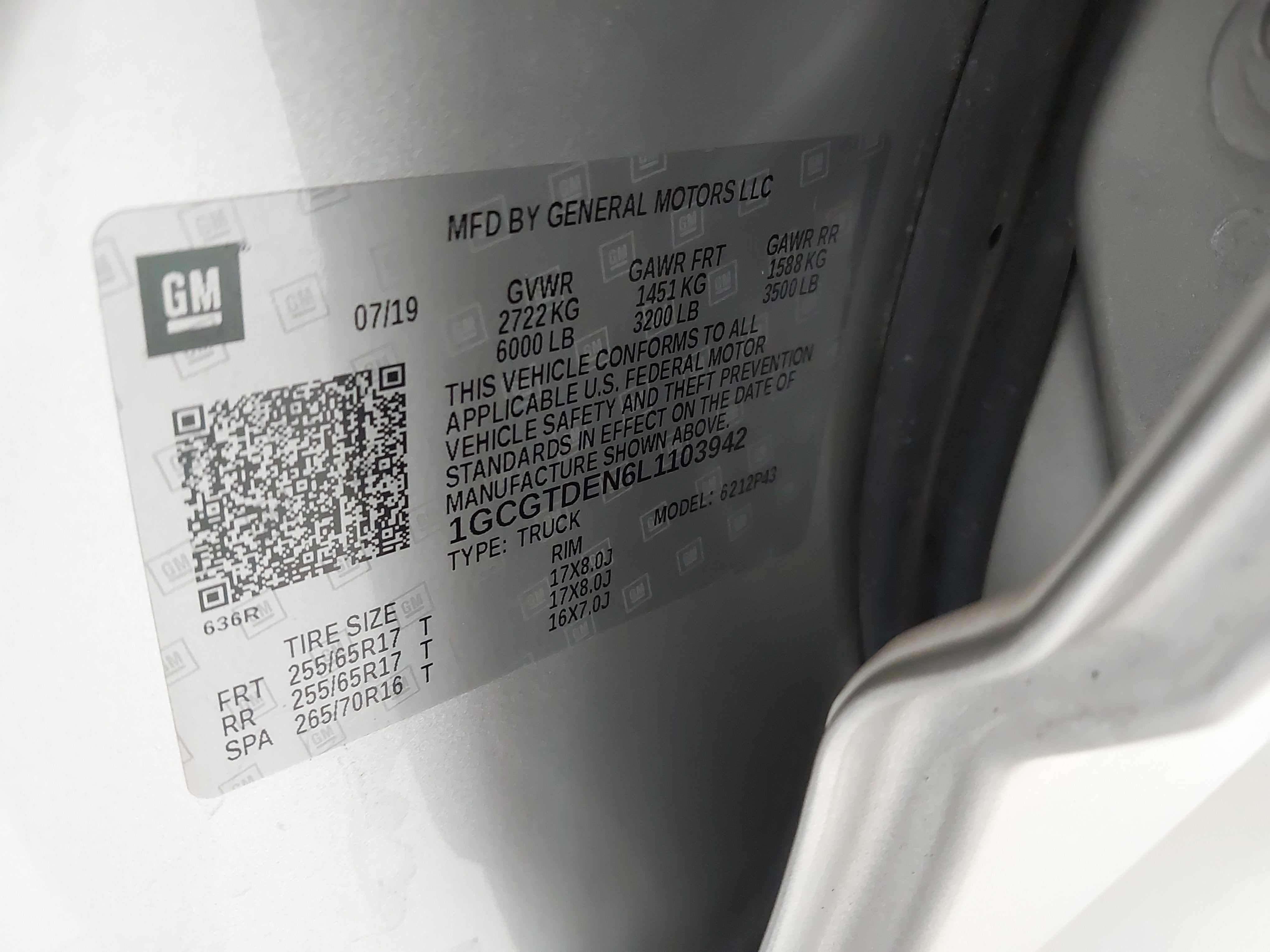 2020 Chevrolet Colorado Z71