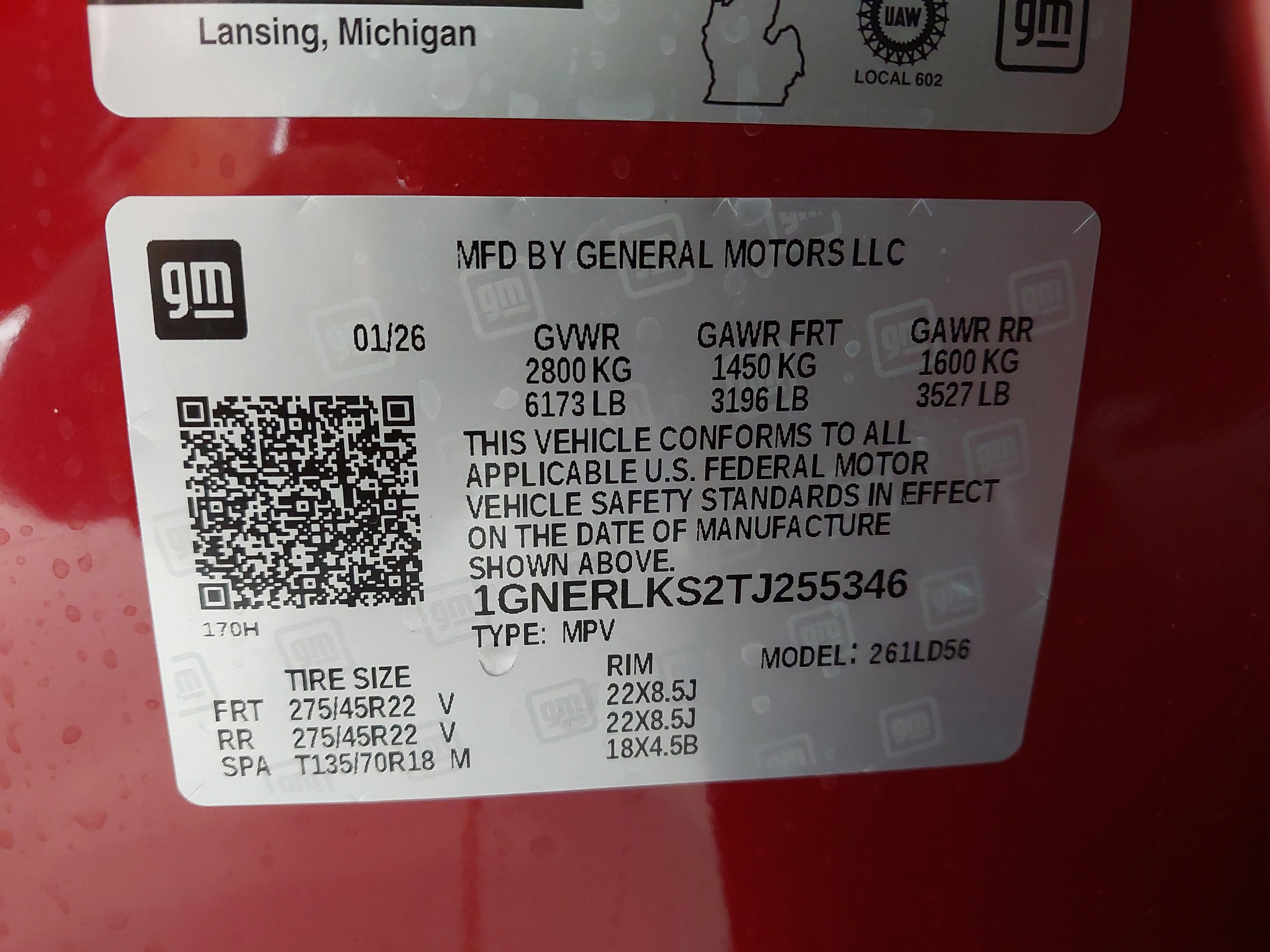 2026 Chevrolet Traverse RS