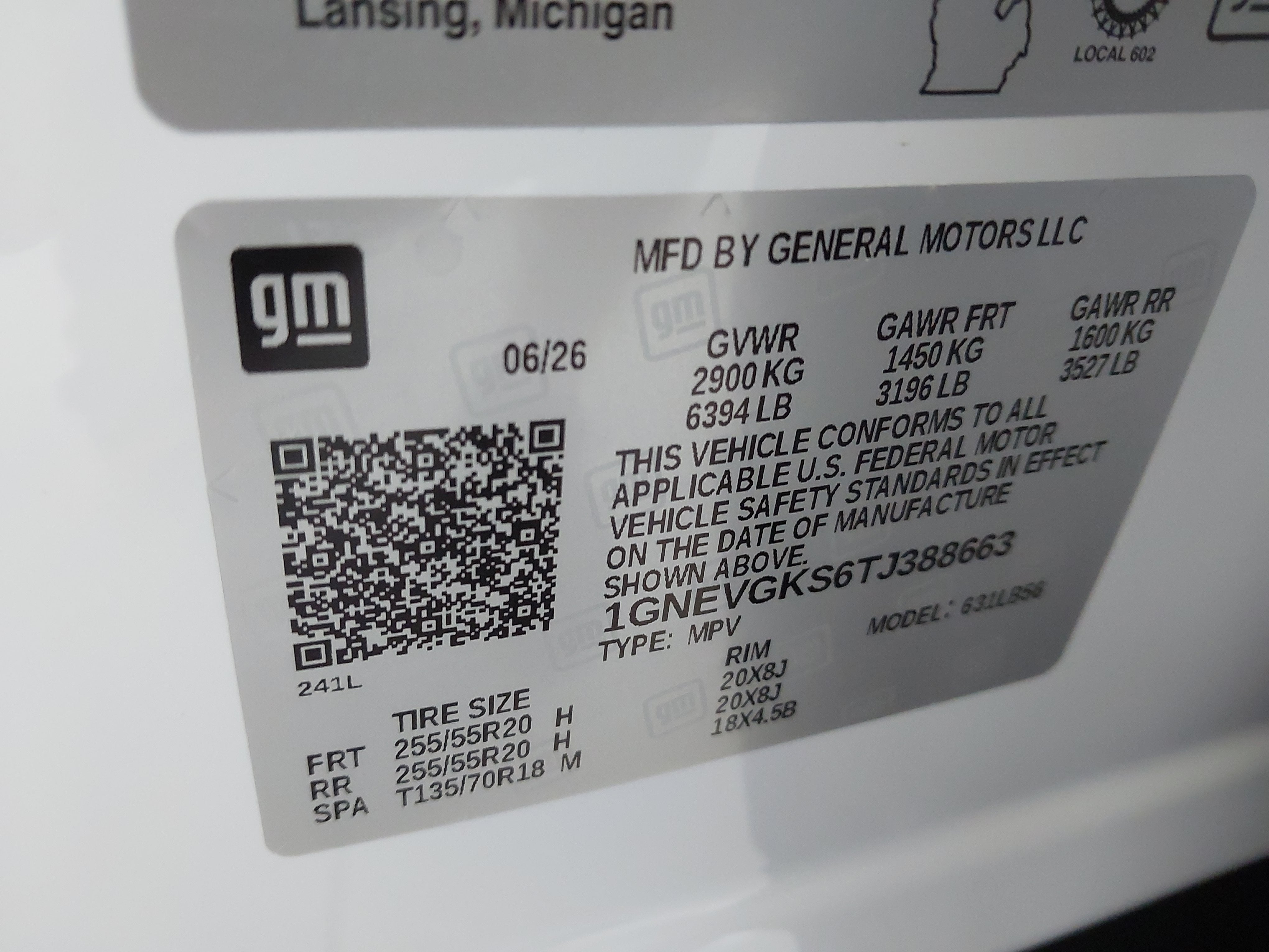 2026 Chevrolet Traverse LT