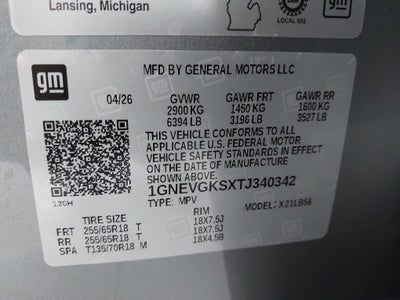 2026 Chevrolet Traverse LT