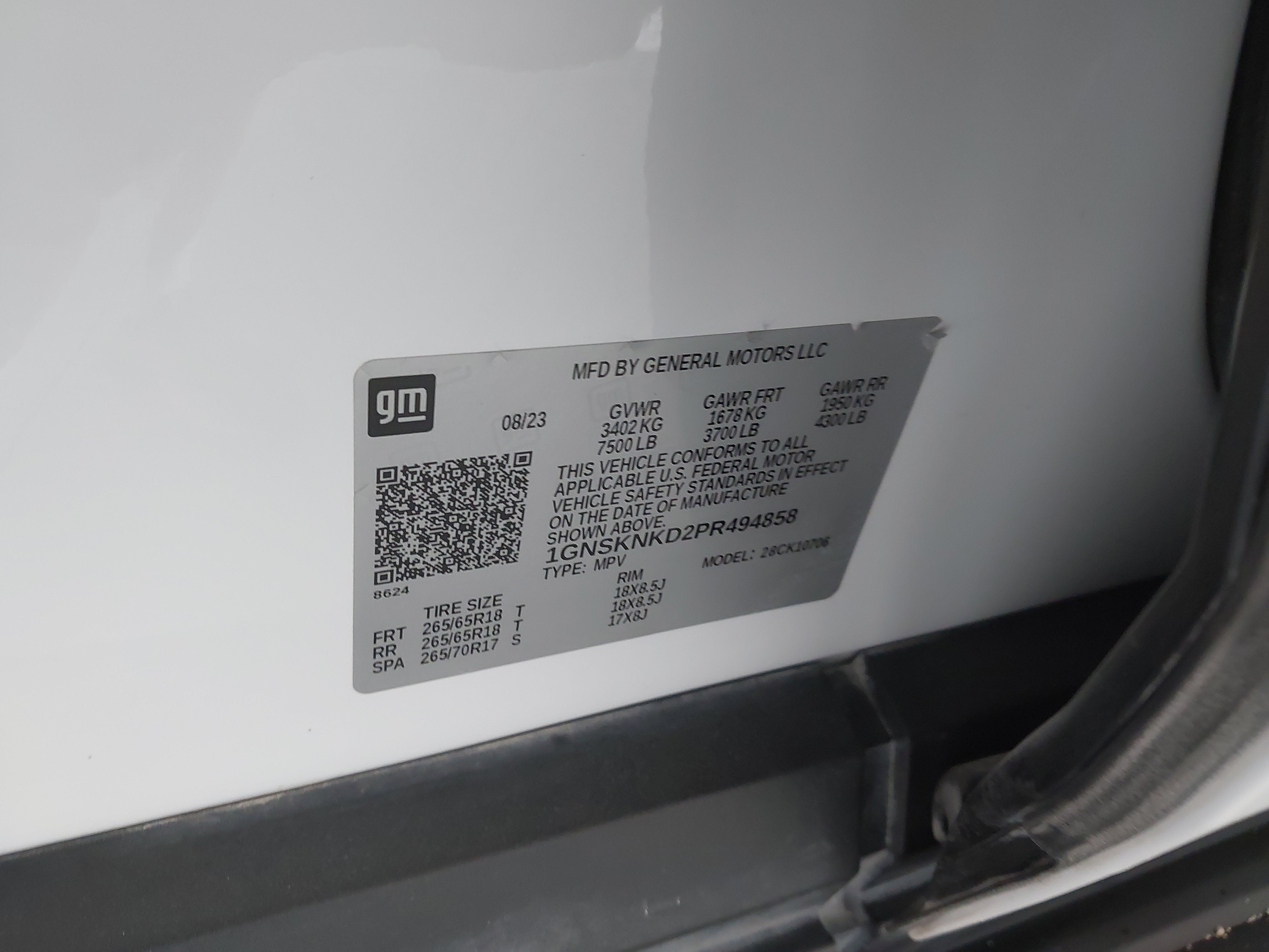 2023 Chevrolet Tahoe LT