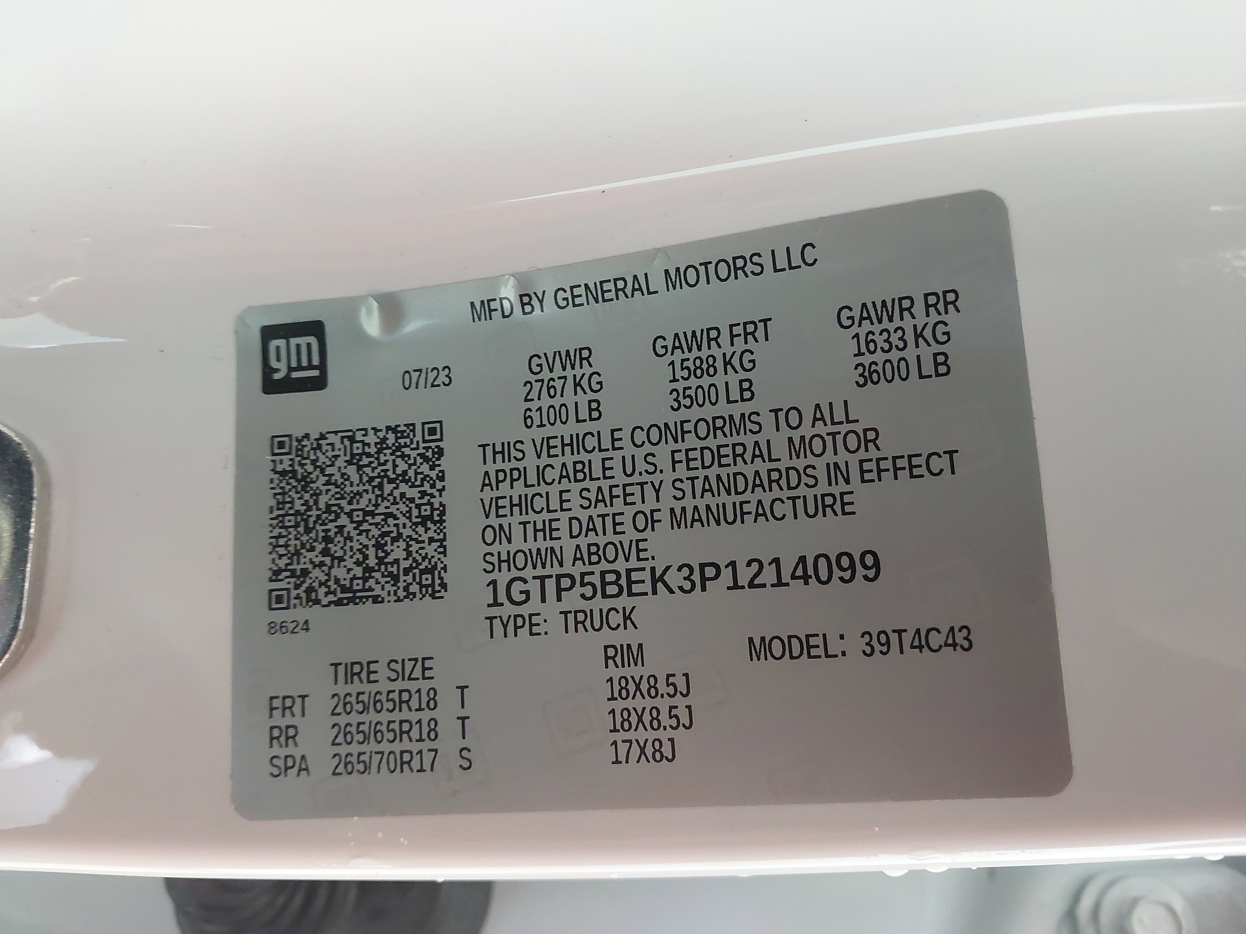 2023 GMC Canyon Elevation