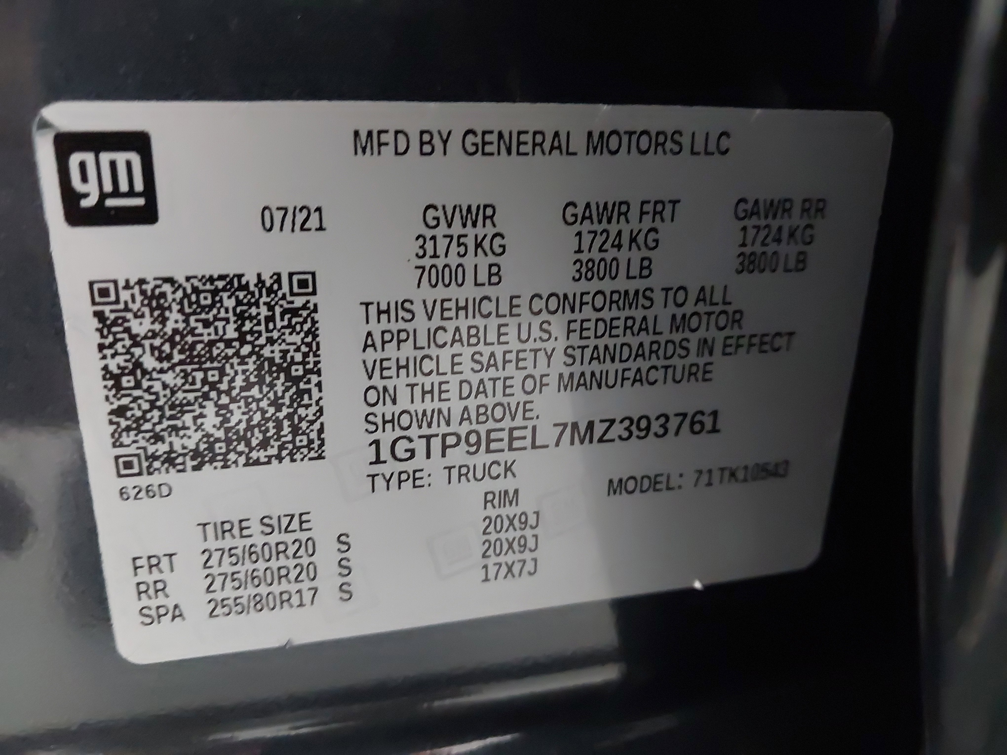 2021 GMC Sierra 1500 AT4