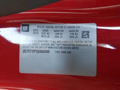 2013 Chevrolet Camaro ZL1