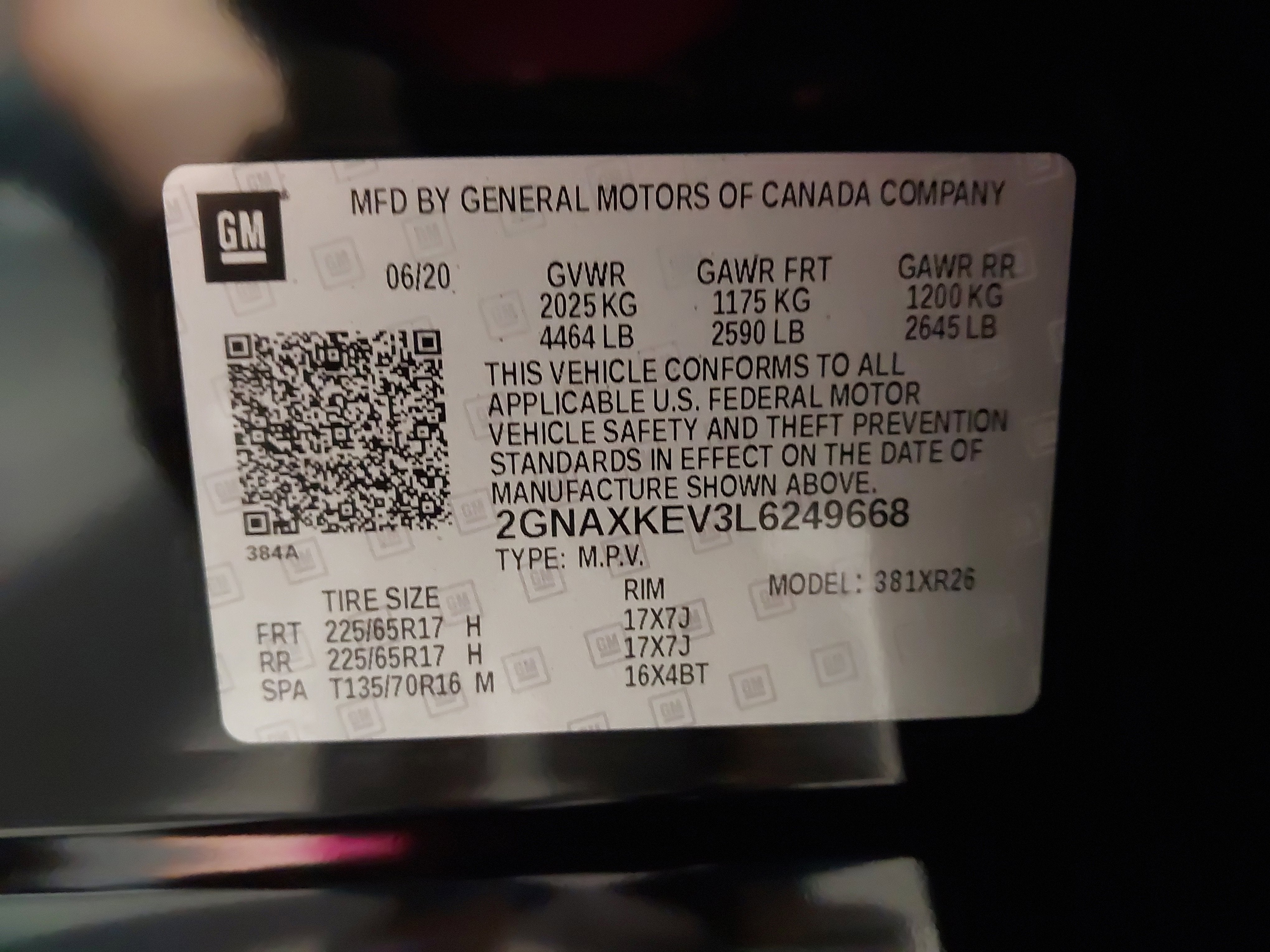 2020 Chevrolet Equinox LT