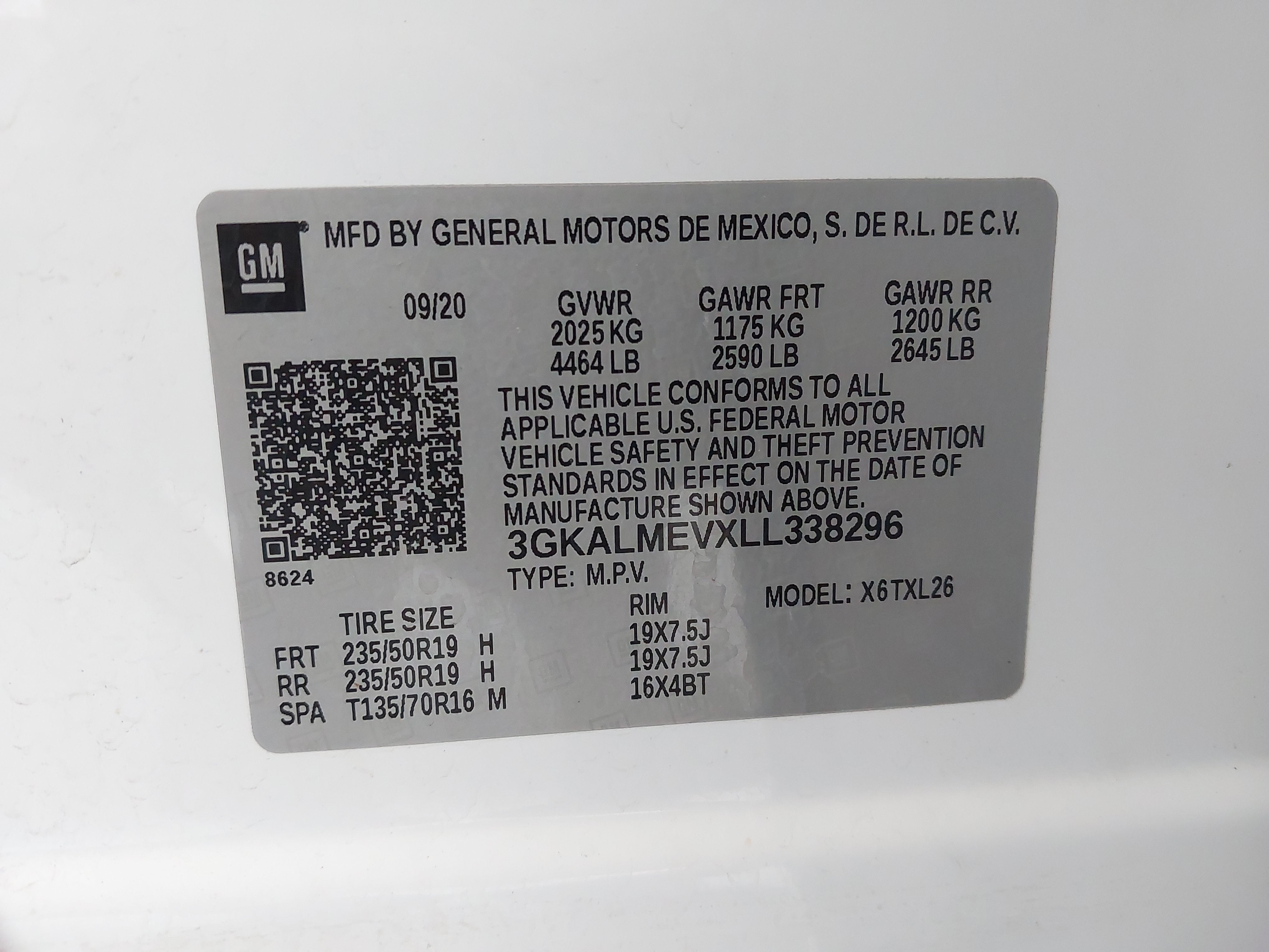 2020 GMC Terrain SLE
