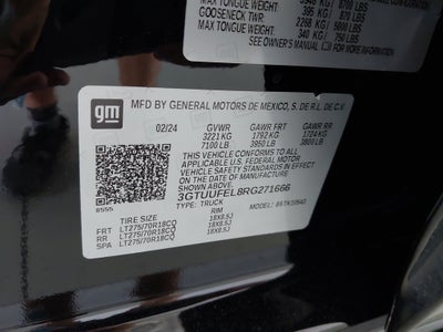 2024 GMC Sierra 1500 AT4X