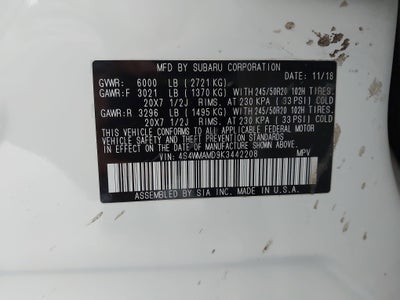 2019 Subaru Ascent Limited