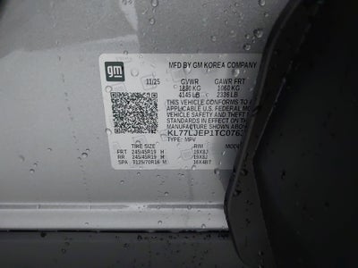 2026 Chevrolet Trax 2RS