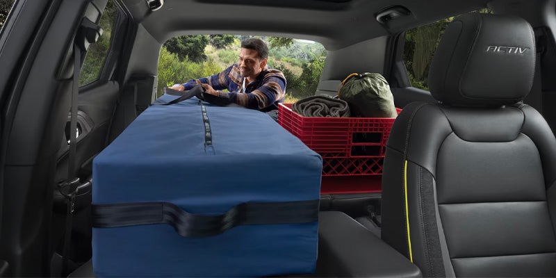 Cargo options of the 2026 Chevrolet Trailblazer in Wentzville, MO