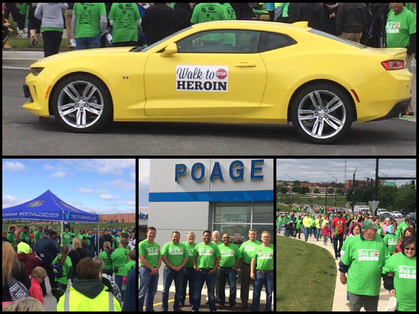 Poage Chevrolet in Wentzville Community Walk Against Heroin 