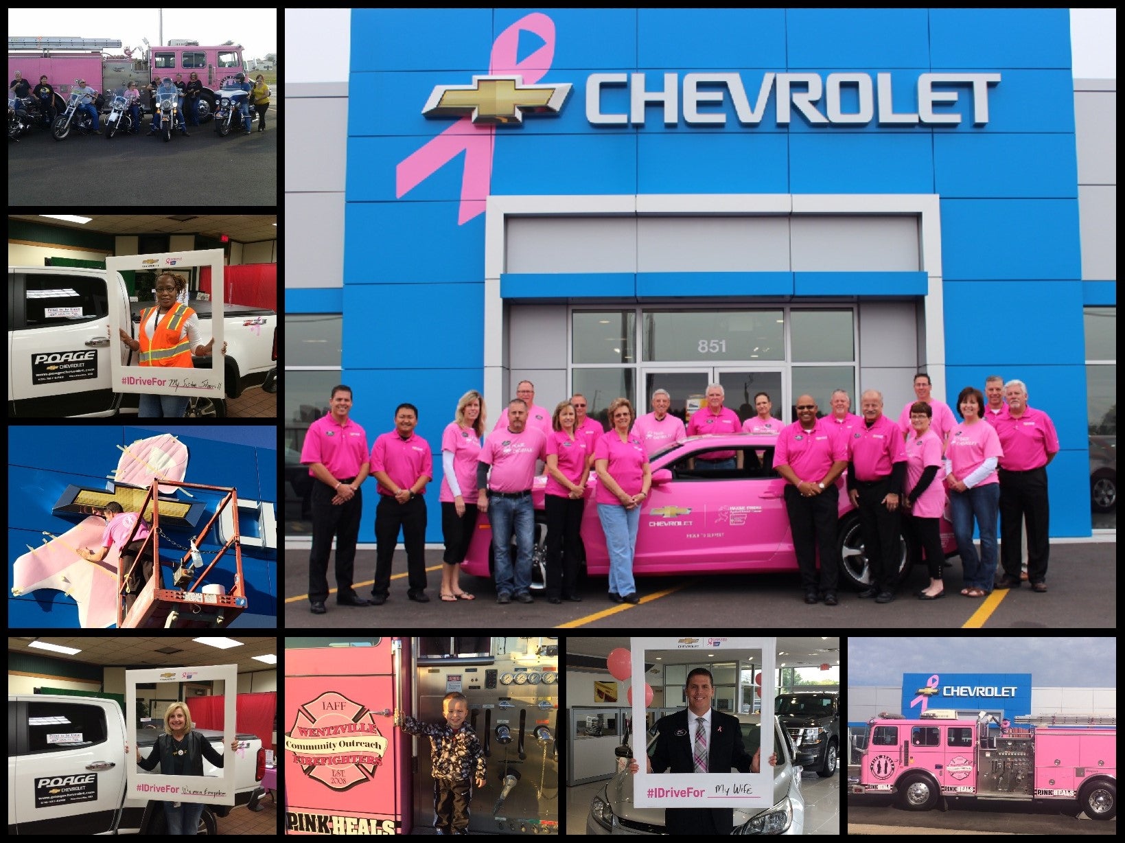Poage Chevrolet in Wentzville Community Breast Cancer 