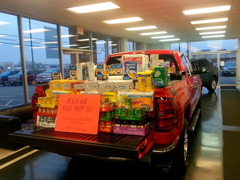 Poage Chevrolet in Wentzville Community St Vincenet dePaul