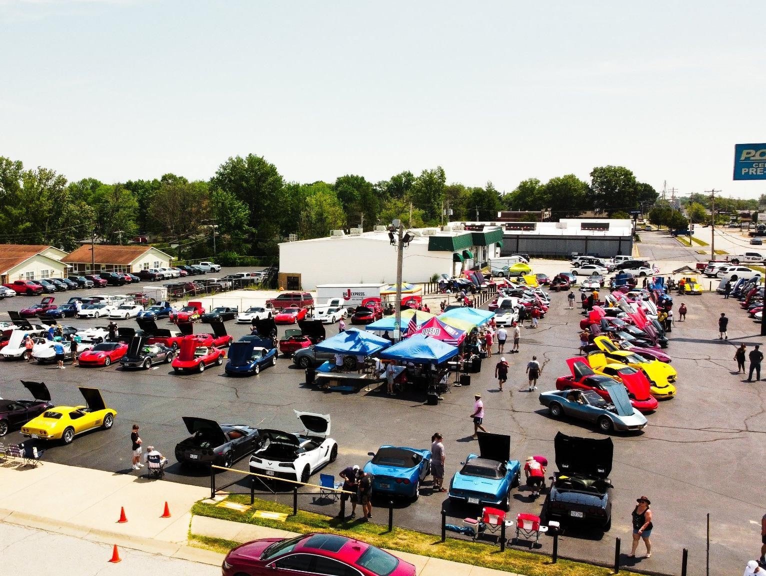 Poage Chevrolet in Wentzville Community 2022 Corvette Show