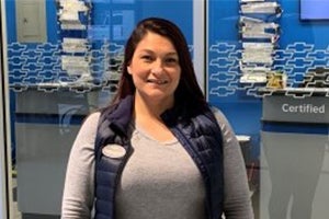 auto service portrait of Charline LaCroix