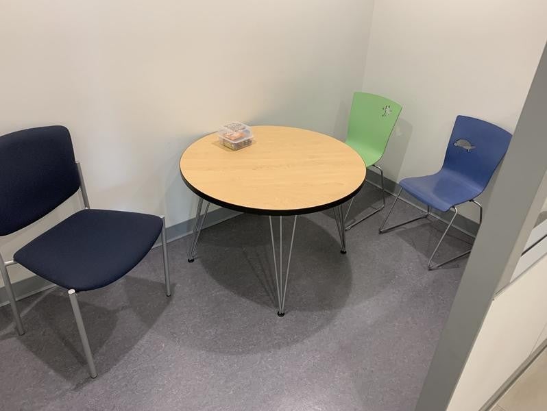 service center waiting area